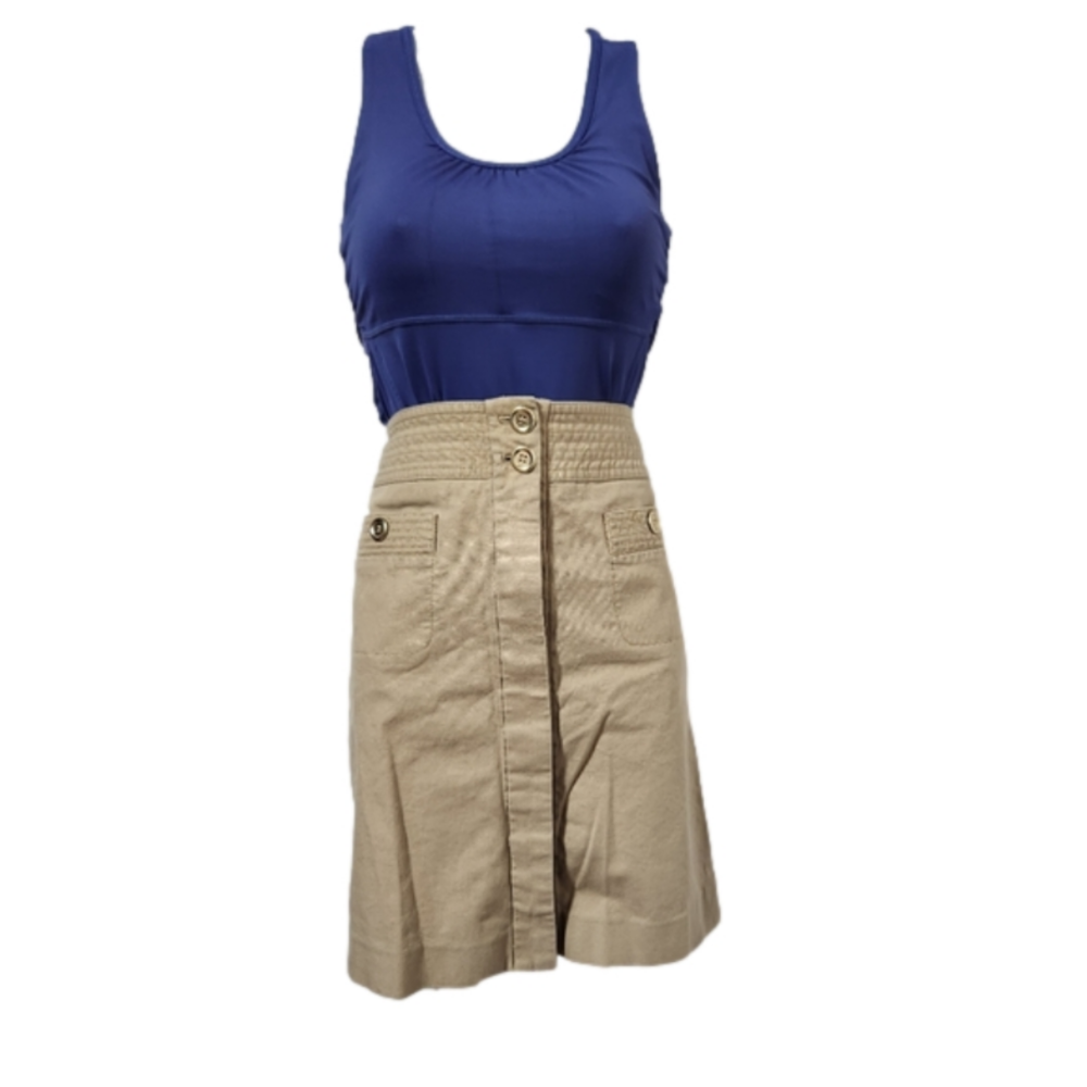 Talbots button front skirt